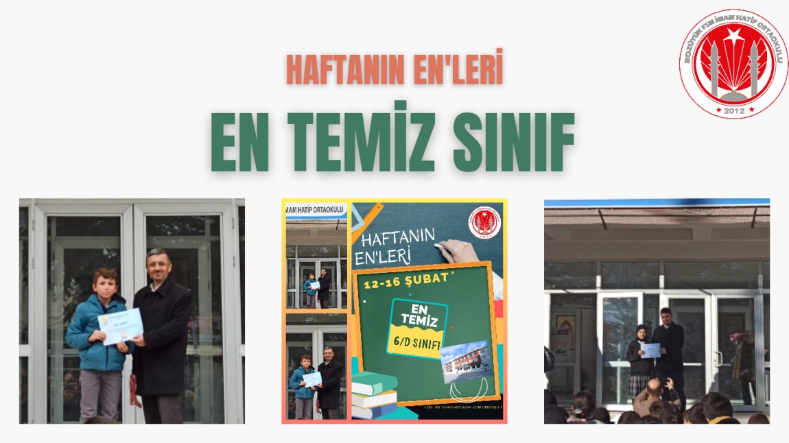 EN TEMİZ SINIF ETKİNLİĞİ